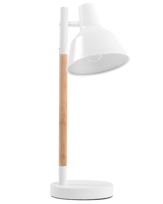 Schreibtischlampe ALDAN verstellbar Metall Weiss