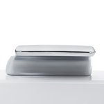 Whirlpool Badewanne weiss mit LED links 183 x 90 cm VARADERO