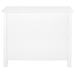 Kommode mit 3 Schubladen TORRANCE 80 cm Weiss