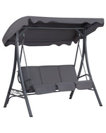 Hollywoodschaukel GARBO Metall Dunkelgrau