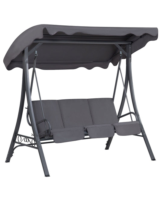Hollywoodschaukel GARBO Metall Dunkelgrau
