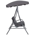 Hollywoodschaukel GARBO Metall Dunkelgrau