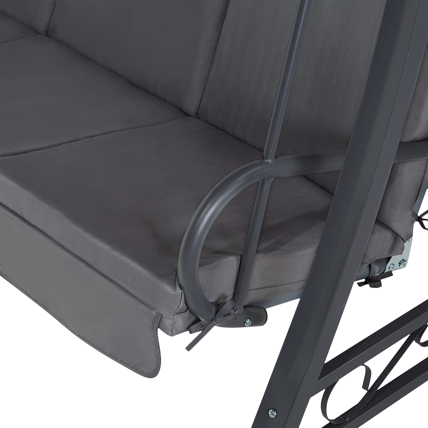 Hollywoodschaukel GARBO Metall Dunkelgrau