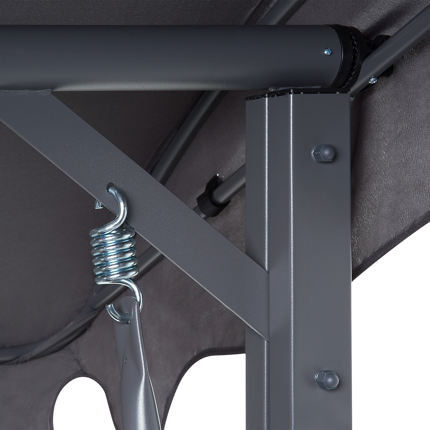 Hollywoodschaukel GARBO Metall Dunkelgrau