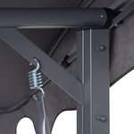 Hollywoodschaukel GARBO Metall Dunkelgrau