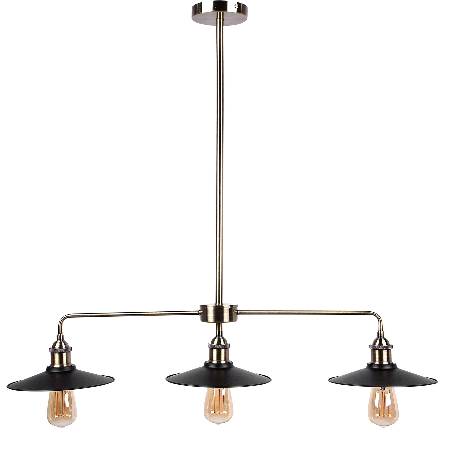 Hängelampe MONTONE Metall Schwarz