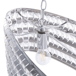 Hängelampe CAVONE Kristall Silber