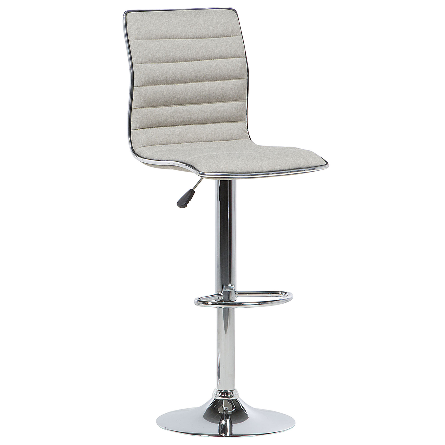 Set mit 2 Barstühlen LUCERNE drehbar Hellbeige