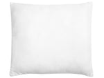 Kopfkissen ERRIGAL Niedrig Mikrofaser 80 x 80 cm Weiss