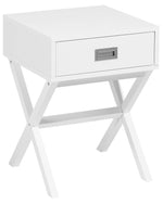 Nachttisch mit 1 Schublade Weiss MONROE
