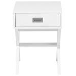 Nachttisch mit 1 Schublade Weiss MONROE