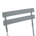 Bistro Set klappbar FIORI Metall Grau