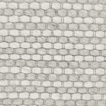 Teppich Wolle hellgrau 140 x 200 cm Kurzflor KILIS