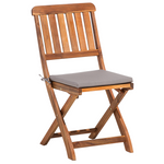 Gartenmöbel Set 6-Sitzer CENTO inkl. Kissen Akazienholz Braun