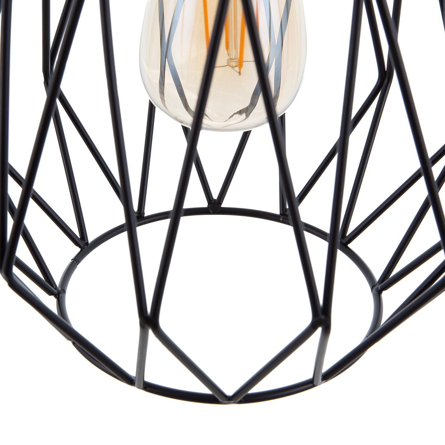 Hängelampe MAGRA Metall Schwarz