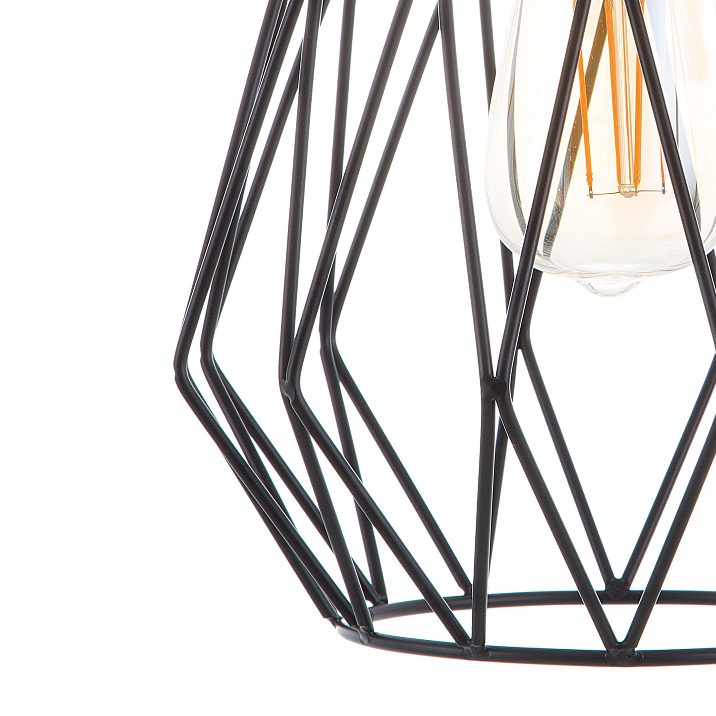 Hängelampe MAGRA Metall Schwarz