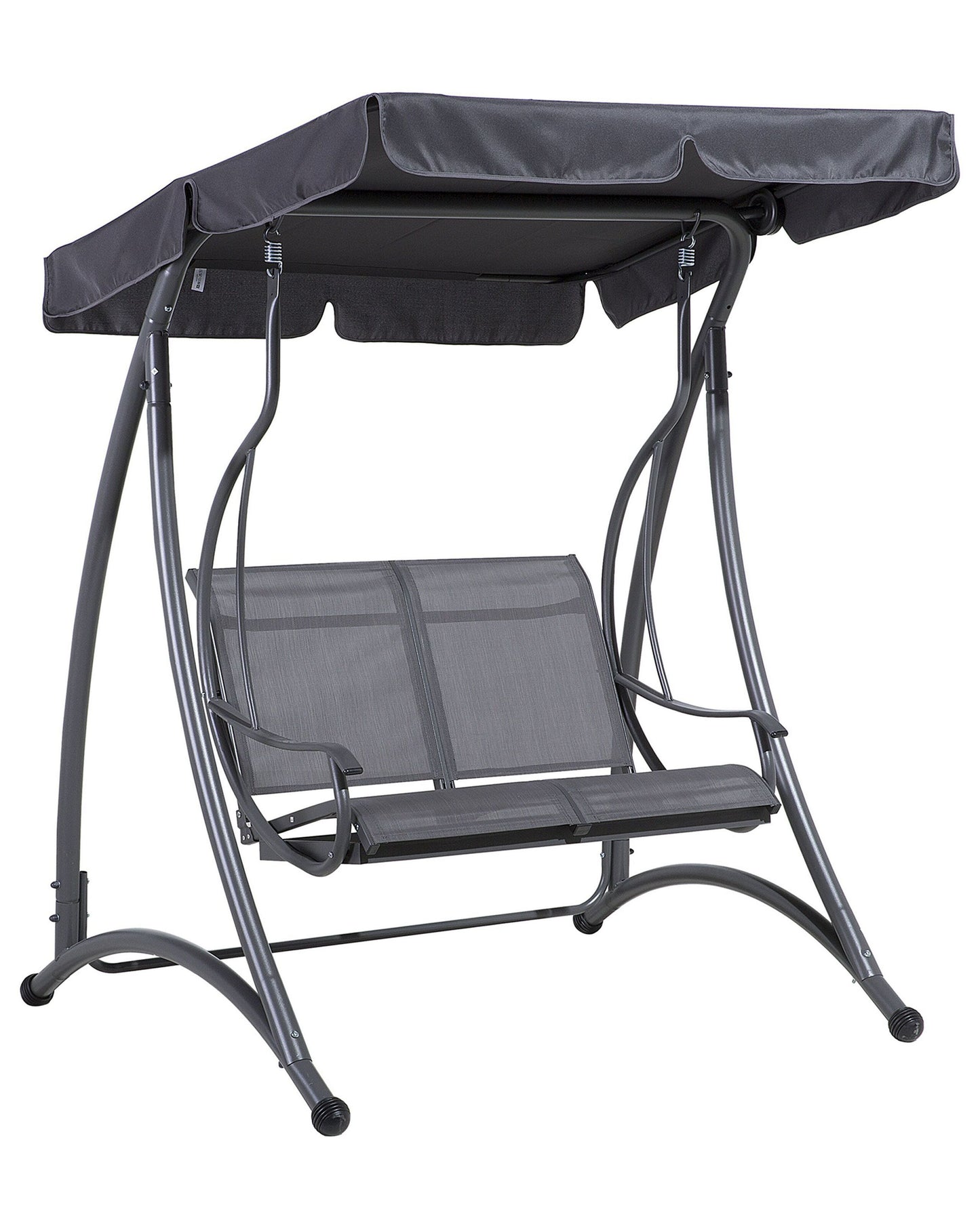 Hollywoodschaukel TESERO Metall Grau