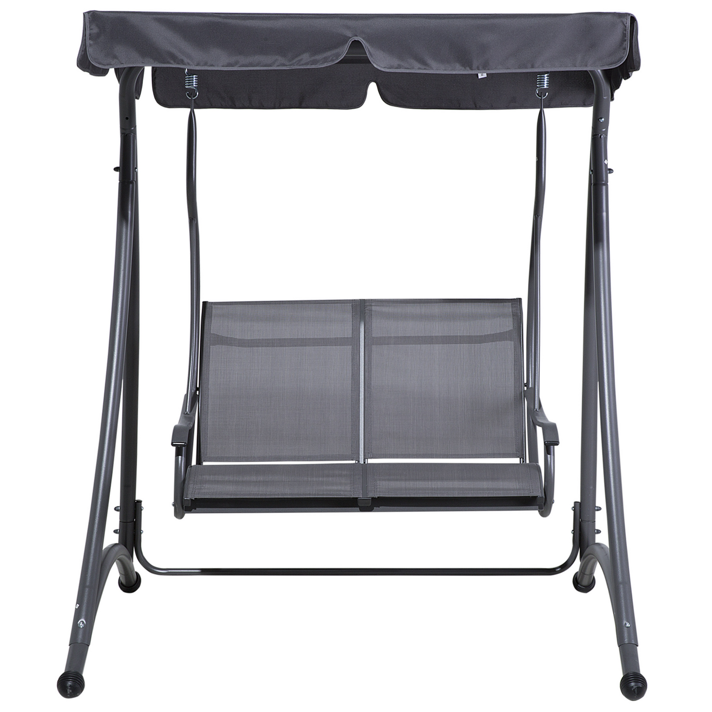 Hollywoodschaukel TESERO Metall Grau