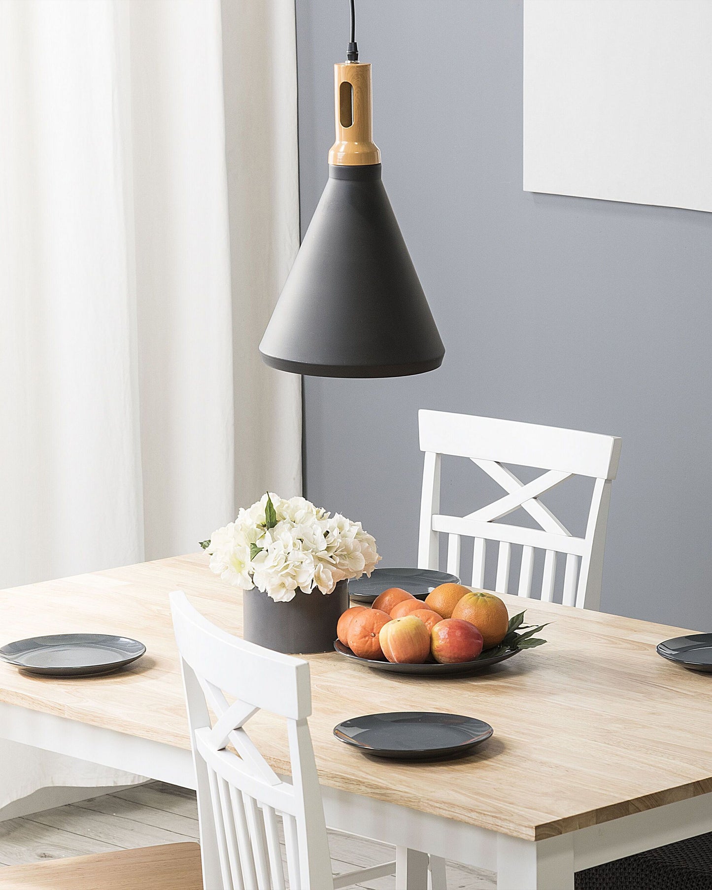 Hängelampe MACKENZIE Metall Schwarz