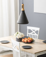 Hängelampe MACKENZIE Metall Schwarz