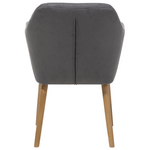 Esszimmerstuhl YORKVILLE Kunstleder Grau