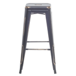 Set mit 2 Barhockern CABRILLO Metall Schwarz