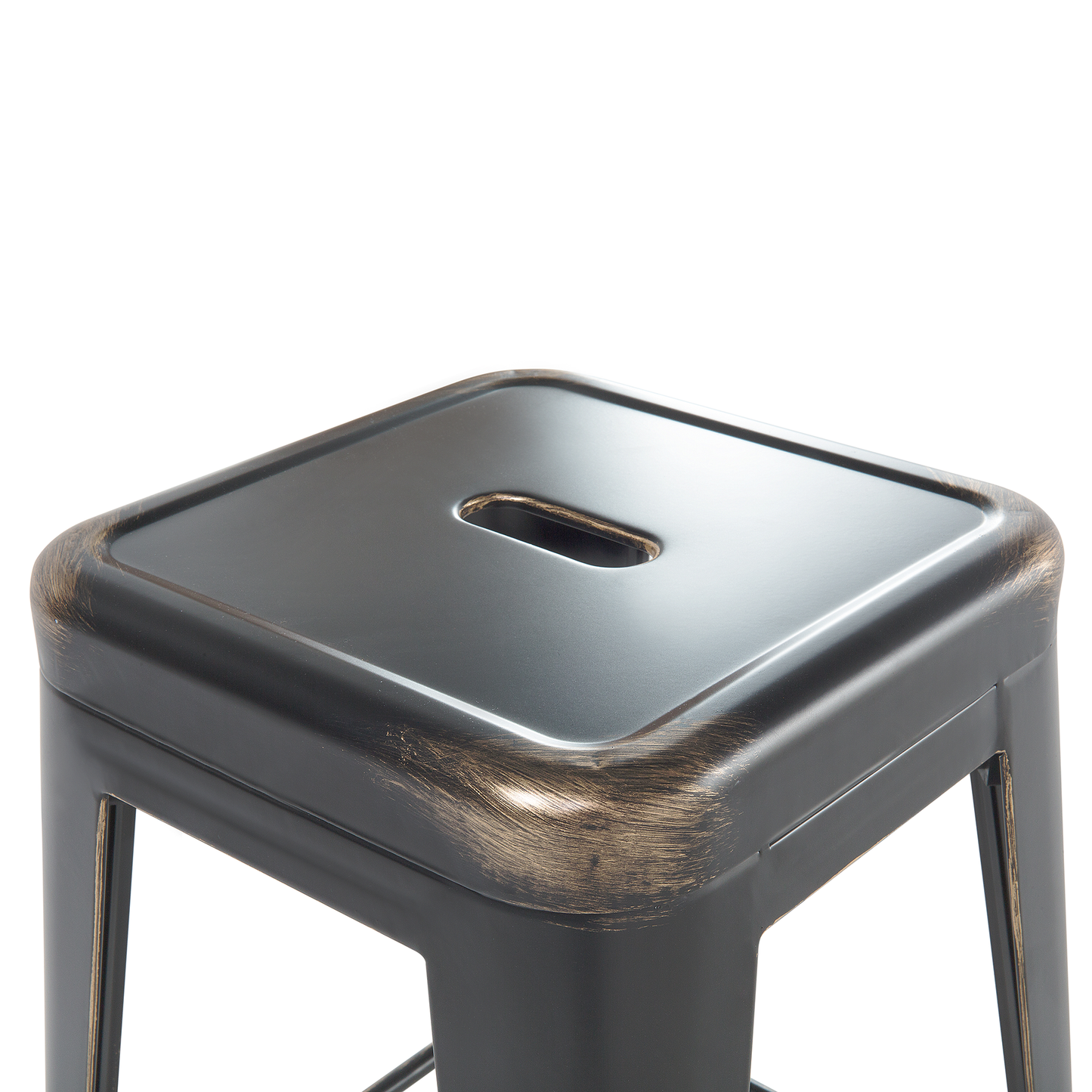 Set mit 2 Barhockern CABRILLO Metall Schwarz