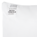 Kopfkissen ERRIGAL Niedrig Mikrofaser 80 x 80 cm Weiss