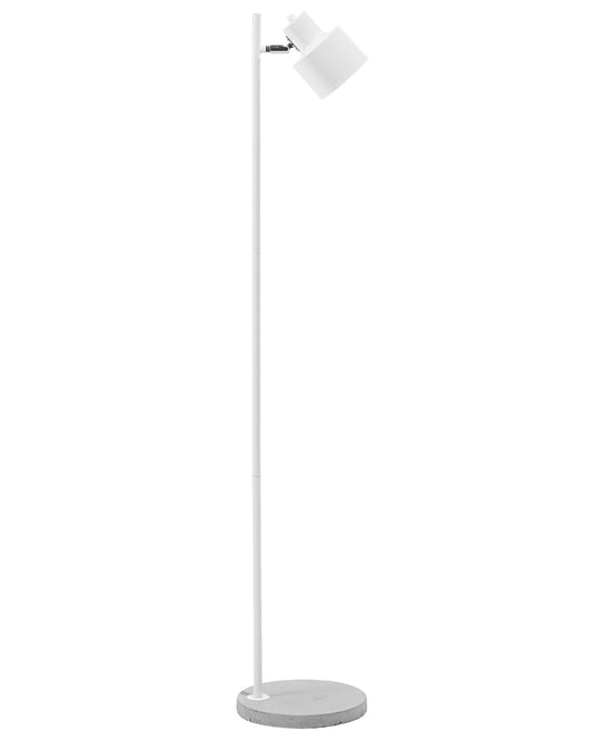 Stehlampe weiss 149 cm rund CORBONES