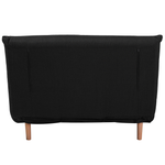 1-Sitzer Schlafsofa schwarz / hellbraun SETTEN
