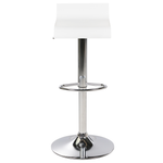 Set mit 2 Barstühlen VALENCIA drehbar Weiss