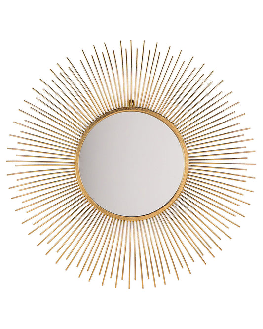 Wandspiegel CILLY 80 cm 80 cm Metall Gold