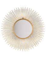 Wandspiegel CILLY 80 cm 80 cm Metall Gold