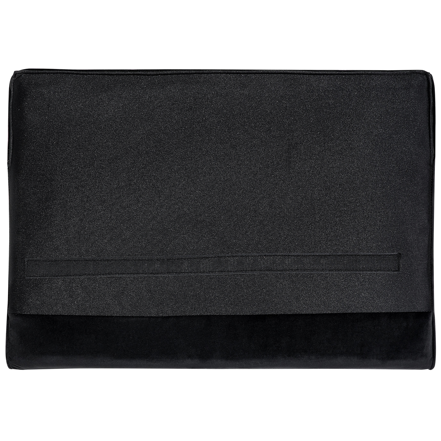 3-Sitzer Sofa Samtstoff schwarz SOTRA