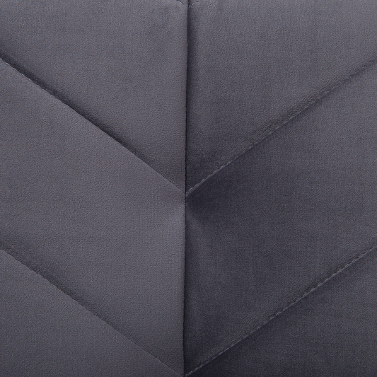 3-Sitzer Schlafsofa Samtstoff grau SENJA