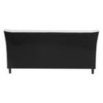 Bett mit Lattenrost Stoff SAVERNE 160 x 200 cm Hellgrau