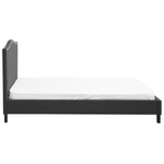 Bett mit Lattenrost Stoff MONTPELLIER 180 x 200 cm LED Bunt