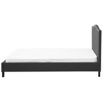 Bett mit Lattenrost Stoff MONTPELLIER 180 x 200 cm LED Bunt