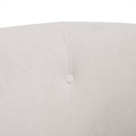 Sessel ODENZEN Stoff Cremeweiss