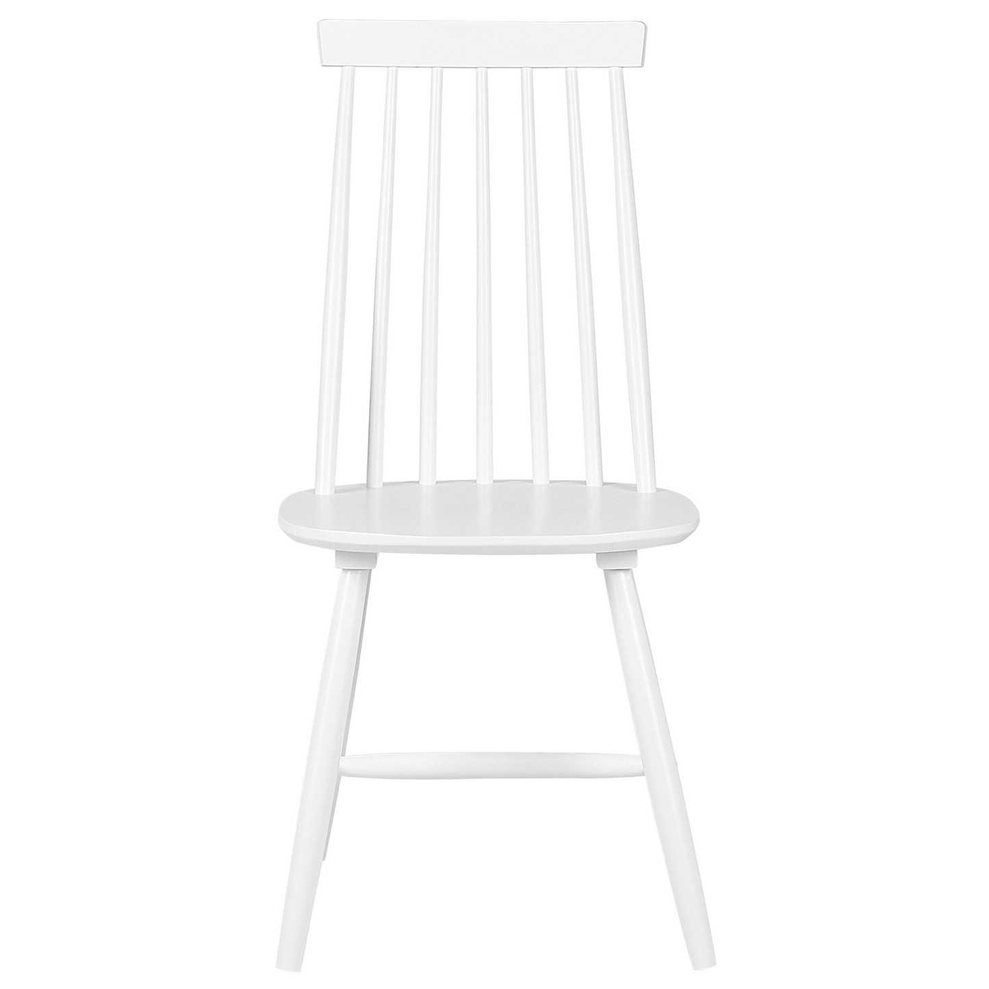 Esszimmerstuhl 2er Set BURBANK Holz Weiss