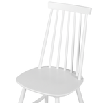 Esszimmerstuhl 2er Set BURBANK Holz Weiss