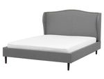 Bett mit Lattenrost Stoff COLMAR 160 x 200 cm Grau