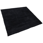 Teppich schwarz 200 x 200 cm Shaggy DEMRE