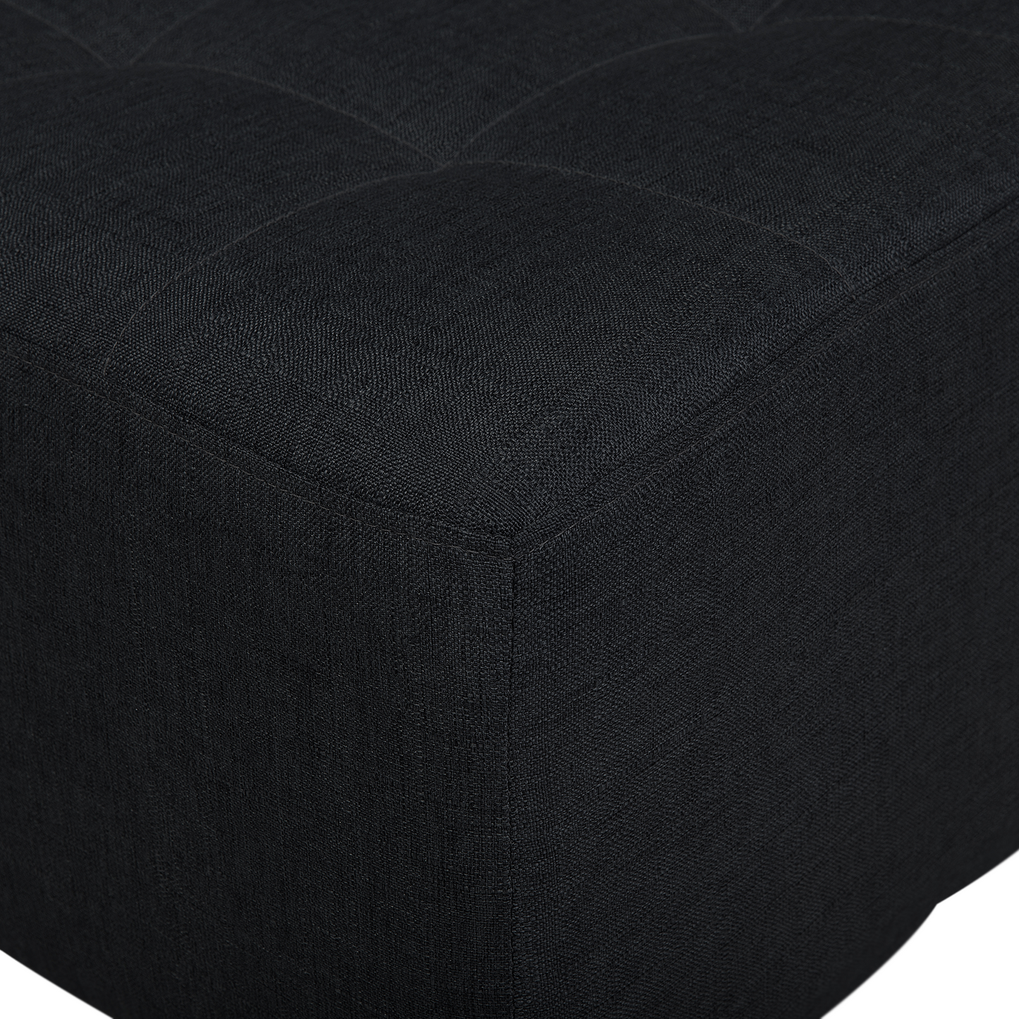 Schlafsofa U-förmig Polsterbezug graphitgrau ABERDEEN