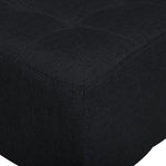 Schlafsofa U-förmig Polsterbezug graphitgrau ABERDEEN