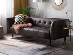 3-Sitzer Sofa Leder braun BYSKE
