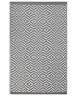 Outdoor Teppich hellgrau 120 x 180 cm geometrisches Muster Kurzflor SIKAR