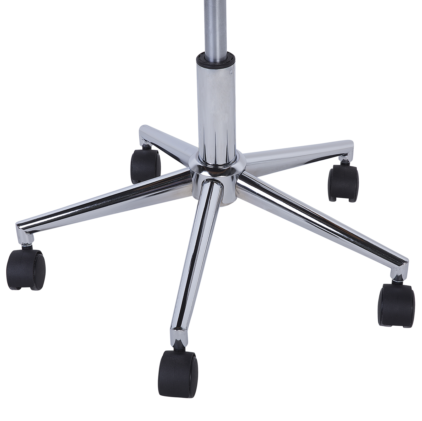 Bürostuhl drehbar MARIBEL Kunstleder Hellgrau