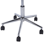 Bürostuhl drehbar MARIBEL Kunstleder Hellgrau