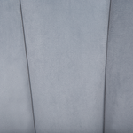 Sessel DALA Samtstoff Hellgrau